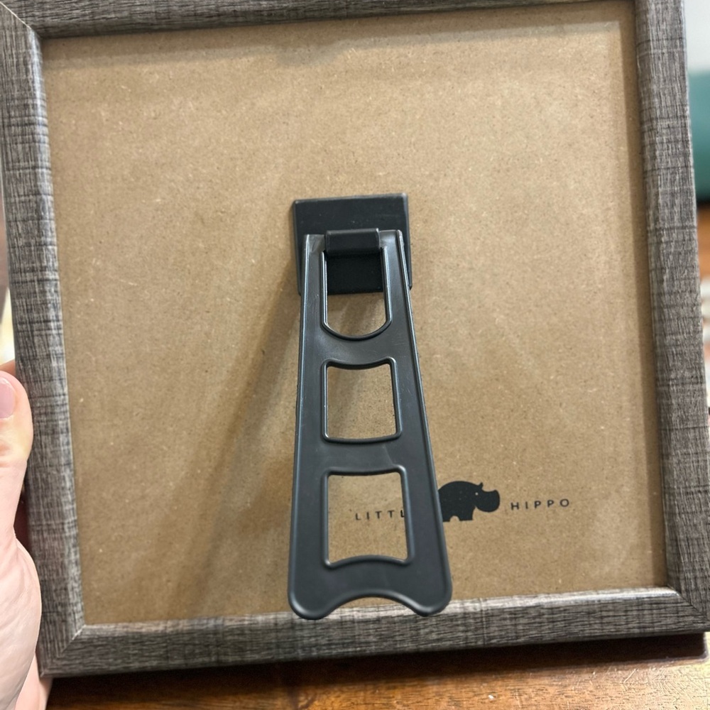 Little hippo Wooden Letter board with Black and White Letters - Picture 6 of 7